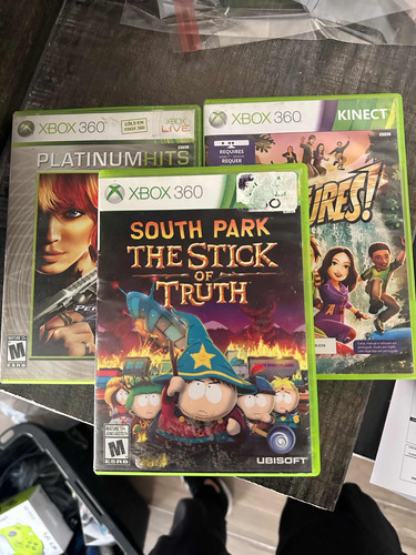 Lote Juegos Xbox 360 South Park Kinect Adventures Perfect