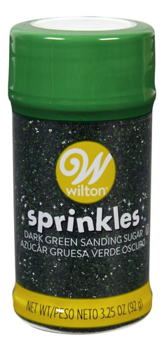 Azucar Perlada Colores 90 Gr Wilton Sprinkles Color Verde Oscuro