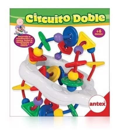 Circuito Doble Juego Didáctico Bebés Antex Casa Valente