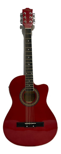 Guitarra Electroacustica Mccartney Cg851 Alta Gama Roja