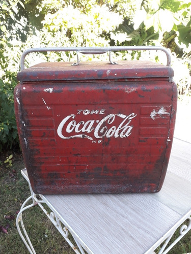 Antigua Heladera-conservadora Coca Cola Década Del 50 Sana