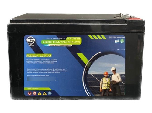 Bateria Gel 12v 7ah 7a Ciclo Profundo Solar Ups Nautico