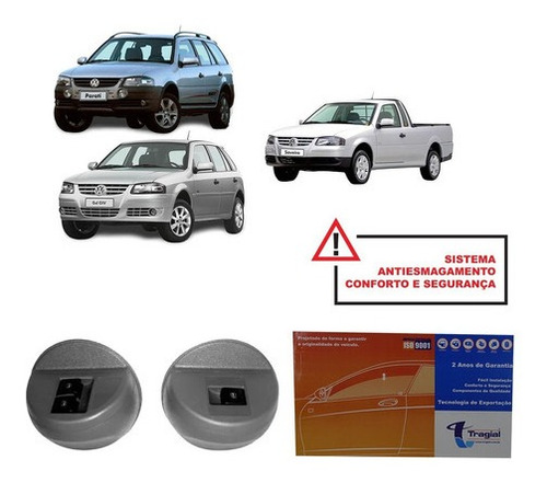 Imagem 1 de 4 de Kit Vidro Elétrico Tragial Gol G4 Parati G4 E Saveiro G4