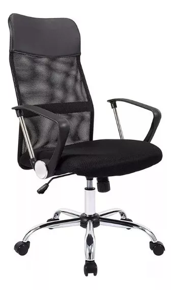  Silla Ejecutiva Magnux Ergonómica   Negra Con Tapizado Mesh