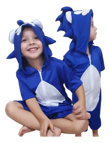 Fantasia Sonic (camiseta Infantil)