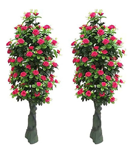 Ho2nle 2pcs 27.5 Pulgadas Toque Real Ramas De Orquideas Art