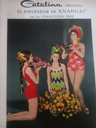 Catálogo Trajes De Baño Catalina El Esplendor De Anáhuac1968