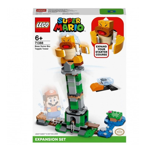 Lego Super Mario 71388-torre Bamboleante Hermano Sumo Jefe