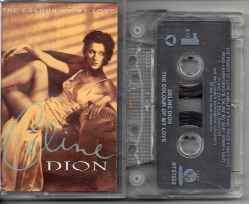 Celine Dion*  The Colour Of My Love Cassette Ricewithduck