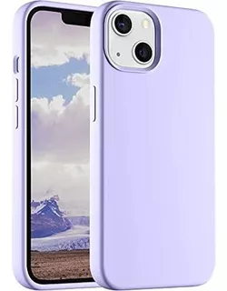 Funda Cousper P/iPhone 13 6.1in/liquid Silicone/light Purple