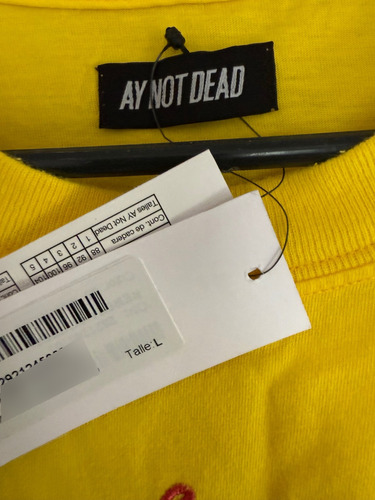 Remera Ay Not Dead De Jean Cocteau (Usado)