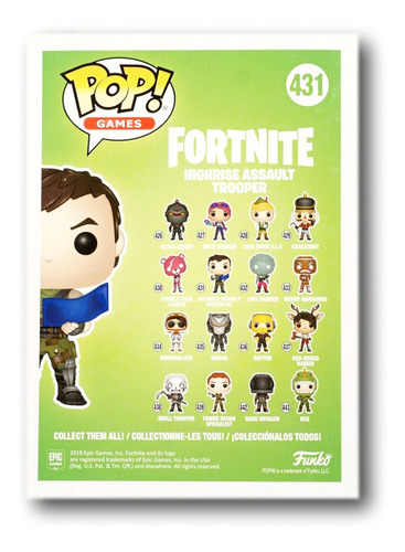 Funko Pop Games Fortnite Highrise Assault Trooper #431