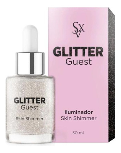 Iluminador Corporal Hidratante Glitter Guest Sexitive 30ml
