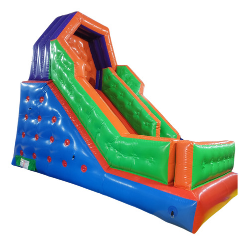 Tobogã Premium Brinquedo Inflável Com Motor Mf Brinquedos