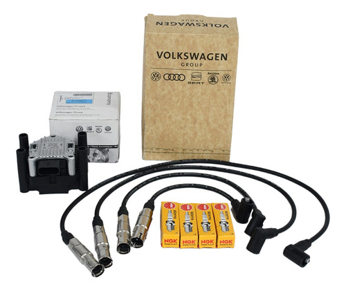 Kit Bobina, Cables Y Bujías Volkswagen Gol - Polo