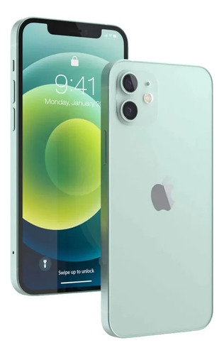 Apple Iphone 12 256 Gb Verde Con Caja Original Verde (Reacondicionado)