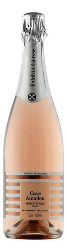 Espumante Cave Amadeu Espumante Moscato Rosé Demi-sec 750ml