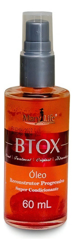 Óleo Btox Reparador Progressivo Condicionate Mary Life 60ml