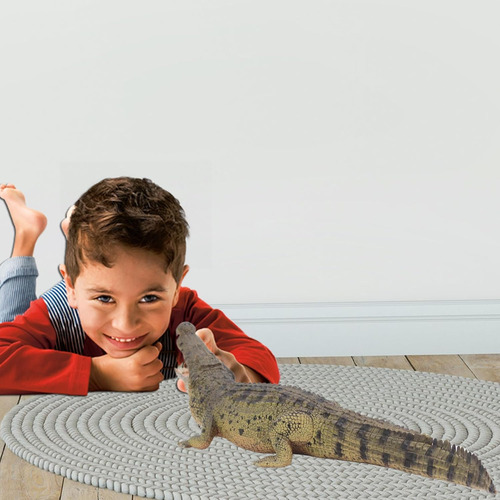 Juguete De Cocodrilo Para Niños, Figura De Cocodrilo Con Man
