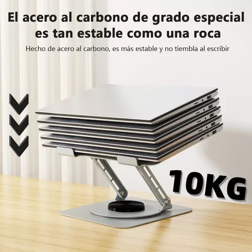 Soporte De Aluminio Ajustable Notebook Computadora Portátil