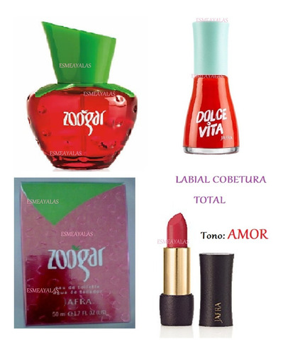 Jafra Zoogar Perfume+ Labial + Esmalte Envío Gratis