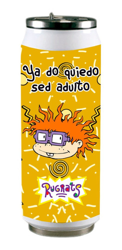 Termo Lata 500 Ml, Ya Do Quiero Sed Adulto Rugrats Carlitos