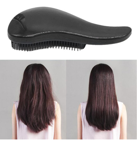 Cepillo De Pelo Universal Desenmarañado Salón Negro Negro