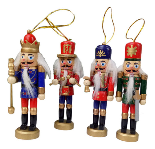 Adornos Colgantes De Cascanueces De Navidad, Marionetas De