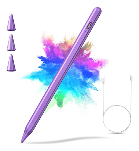 S Pen Para iPad Apple 10th/9th iPad Pro 11 iPad Air Purpura