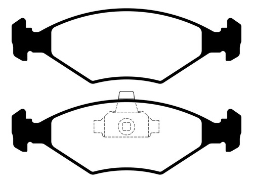 Pastillas De Freno Para Fiat Siena 0 1.6 Spi Gnc 99/01 Litto