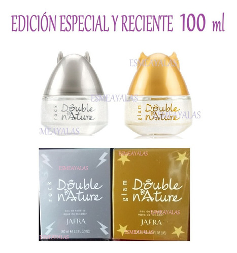 Jafra Set Double Nature Glam 100 Ml+ Rock 100 Envío Gratis