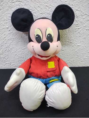 Peluche Mickey Mousse Disney Mattel Aprendizaje Vintage 1992