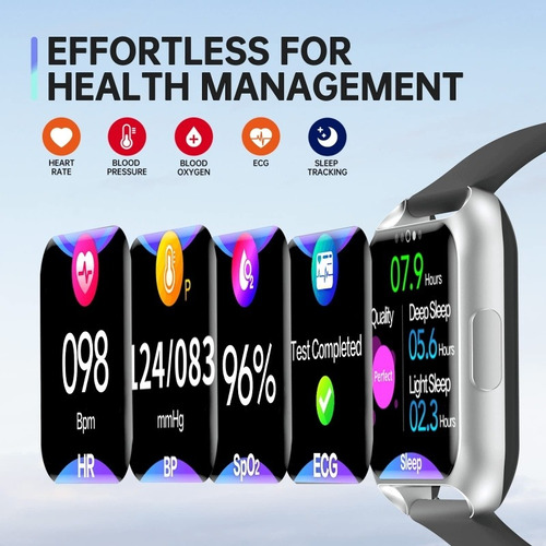 Imagen 2 de 3 de Reloj Inteligente Compatible Con iPhone Y Android
