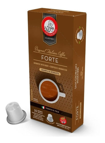 Capsulas De Cafe Forte X10 San Giorgio Compatible
