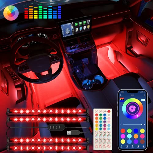 Keepsmile Interior Luces De Coche Accesorios Control App Con