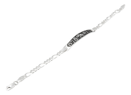 Imagen 2 de 9 de Esclava Pulsera De Plata .925 Simbolos Suerte Hombre Agálea