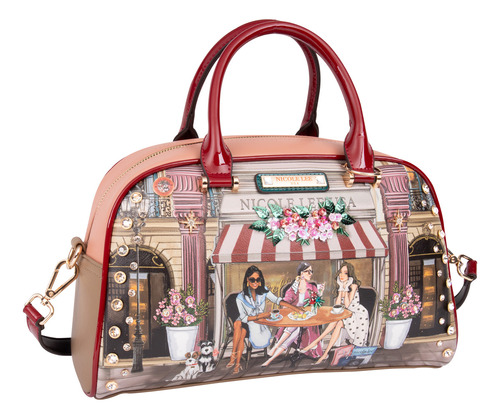 Bolsa Bowler Nicole Lee Sisters Secret Con Estoperoles Ss24