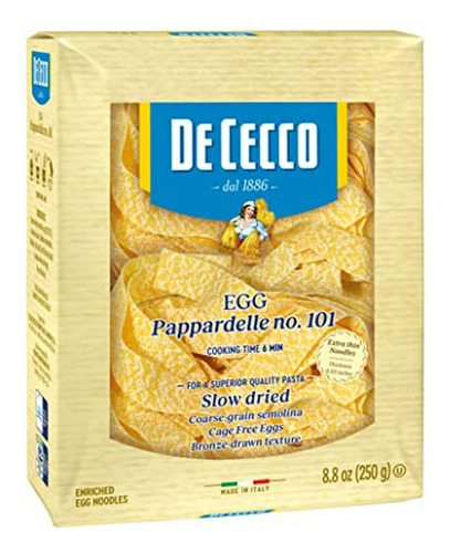 Pappardelle De Huevo De Cecco, 8.8 Oz.