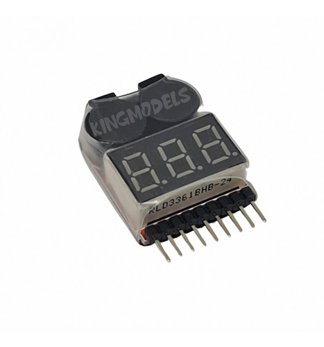 Indicador De Voltagem Com Buzzer Para Lipo De 2 A 8s-dual!!!