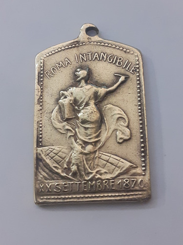 Medalla Roma Intangibile 20 Settembre 1870 Bell Ville #4671