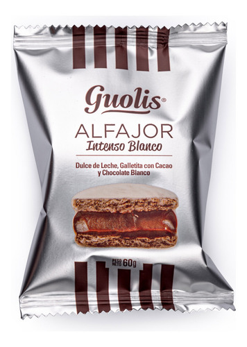 Guolis Alfajores X 18 Unidades : Negro, Blanco, Frambuesa
