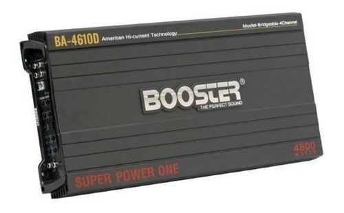 Imagem 1 de 5 de Força Modulo Booster 4000w 4 Canais Ñ Power One Roadstar