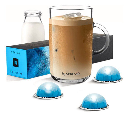 10 Cápsulas De Café Nespresso Vertuo Ice Leggero