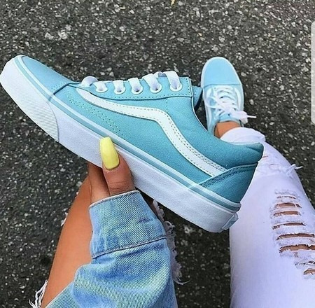 vans azuis bebe