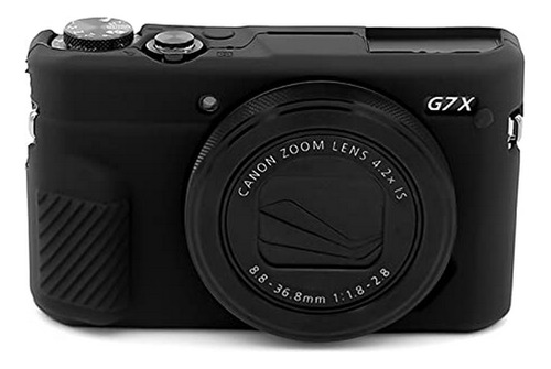 Funda De Silicona Compatible Con Canon Powershot G7x Mark Ii