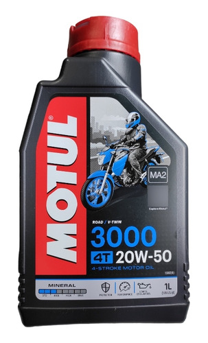 Aceite Motul 3000 4t 20w50 Mineral