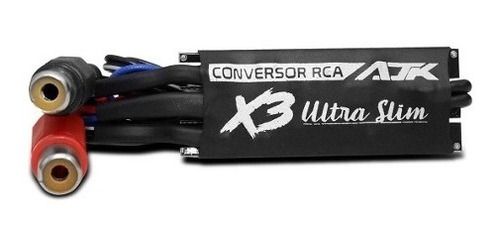 Conversor Rca Ajk Sound X3 Ultra Slim - Alta Para Baixa