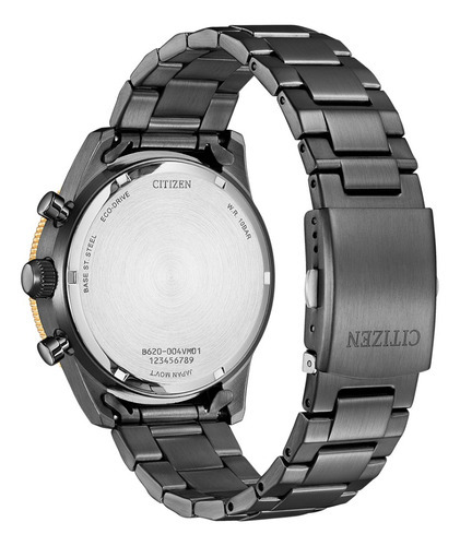 Reloj Citizen Ca455689e Hombre Cronógrafo Y Calendario Color de la malla Negro Color del bisel Negro Color del fondo Negro