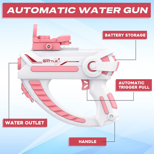 Pistola De Agua Automática, Pistolas De Agua Eléctricas, Jug