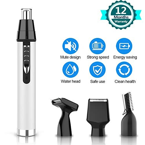 Cortador De Pelo Para Nariz Recargable Para Usb Para Orejas